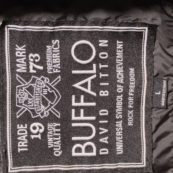 Buffalo David Bitton Rock For Freedom Vintage Full Zip Windbreaker Jacket Sz.L - Picture 6 of 12